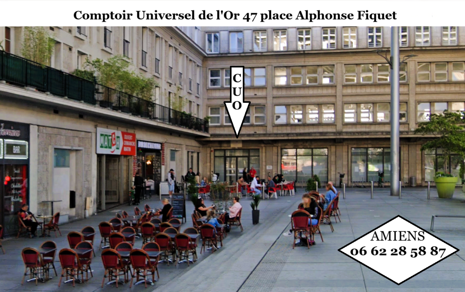 Le Comptoir Universel de l'Or, rachat or, vente or et argent Amiens au meilleur prix