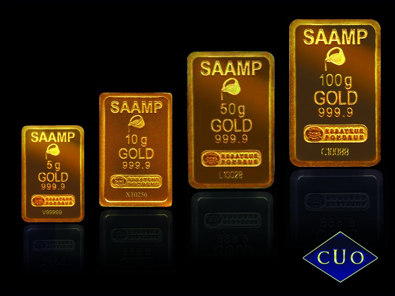 lingotins d'or fin Rouen