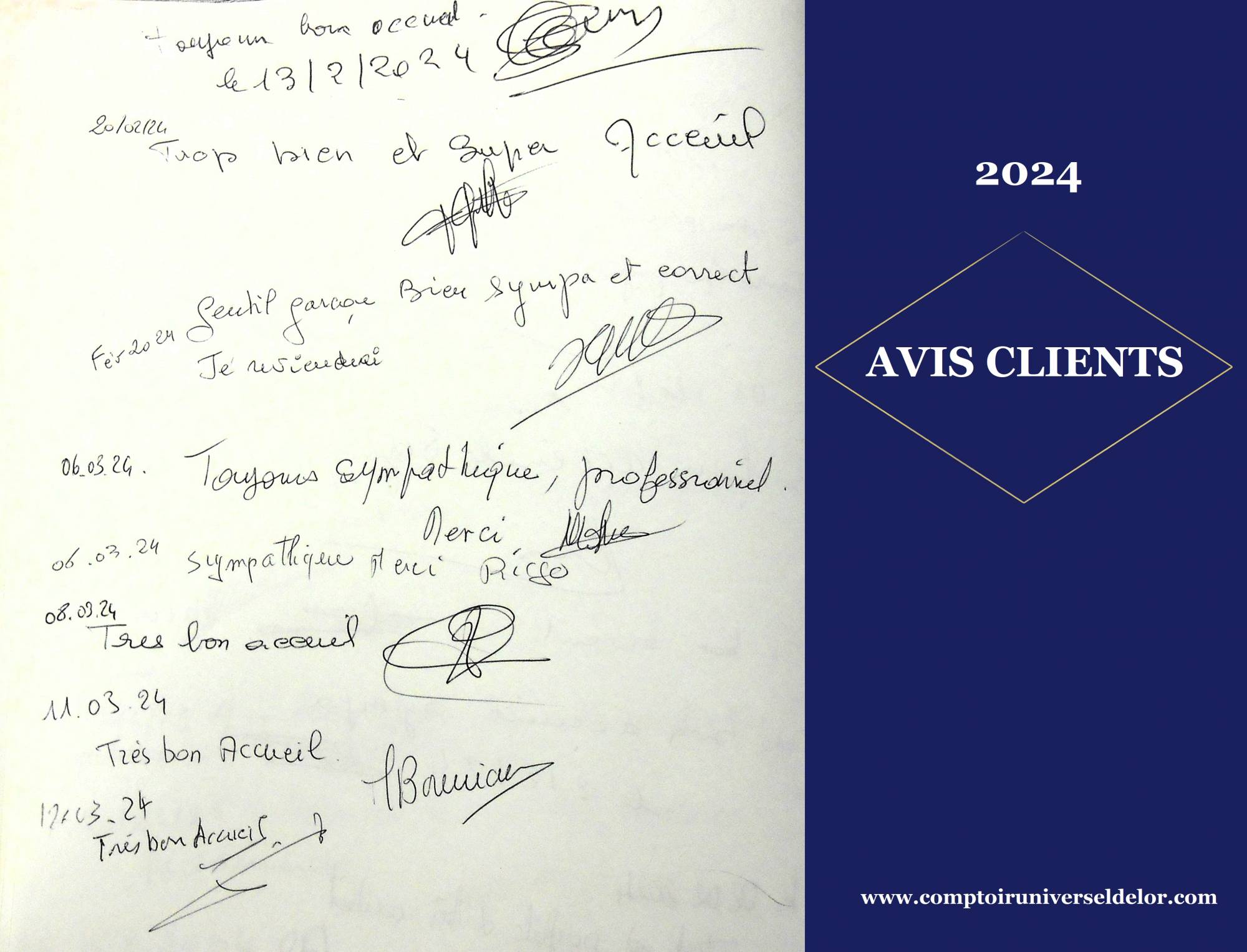 Avis rachat d'or pour plus de sécurité, là où nous vendons notre or par le Comptoir Universel de l'Or