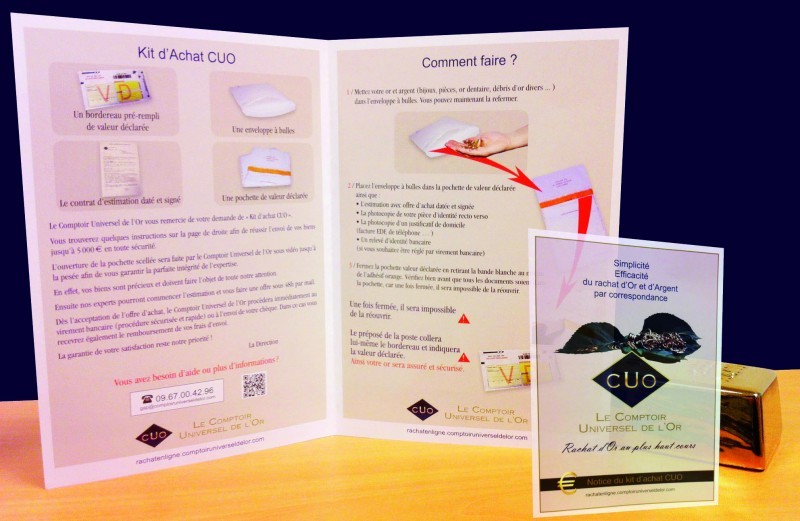 achat d or par correspondance