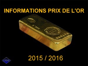prix or ET achat or 2016