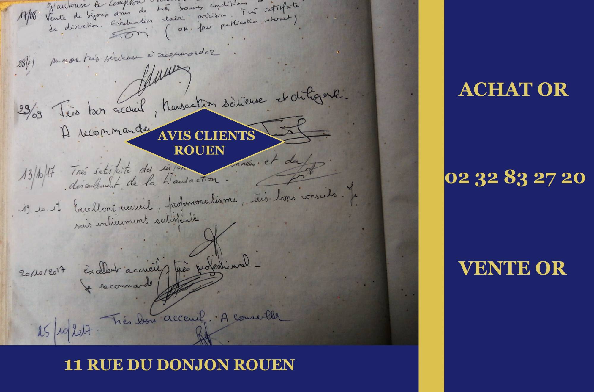 avis clients rachat or rouen